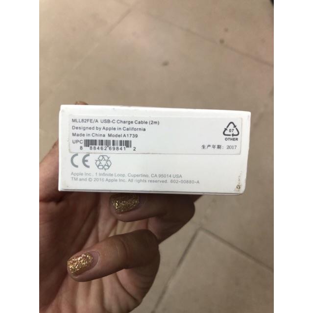 Cáp zin USB TYPE C to TYPE C dài 2 m