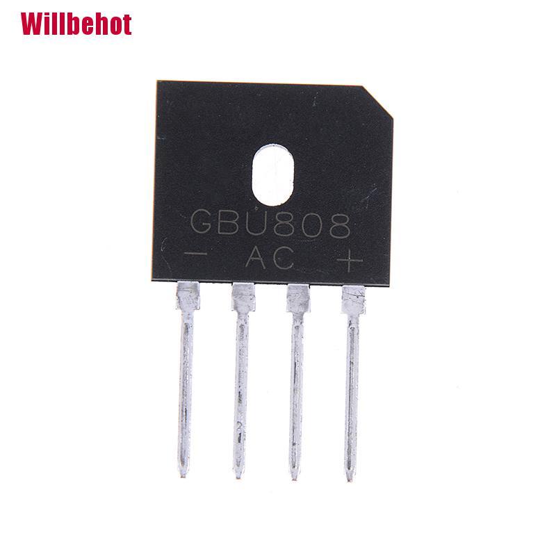 Set 5 cầu chỉnh lưu Gbu808 800V 8A chuyên dụng thay thế chất lượng cao