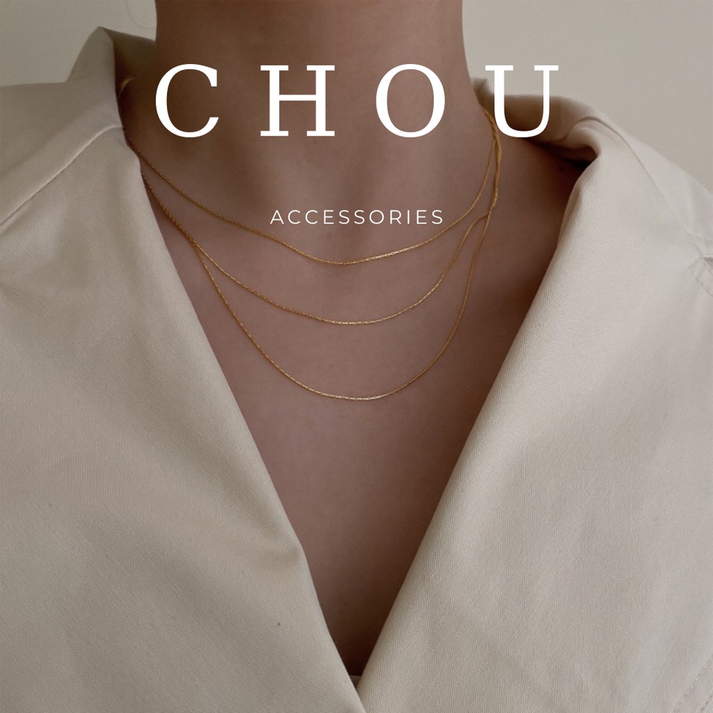 Dây Chuyền 3 Lớp Basic | CHOU ACCESSORIES |