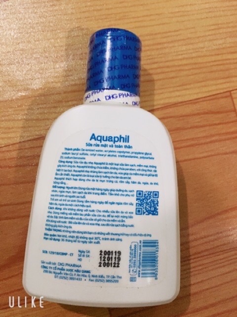 SỮA RỬA MẶT VÀ TOÀN THÂN AQUAPHIL 125ML - HÀNG CHÍNH HÃNG