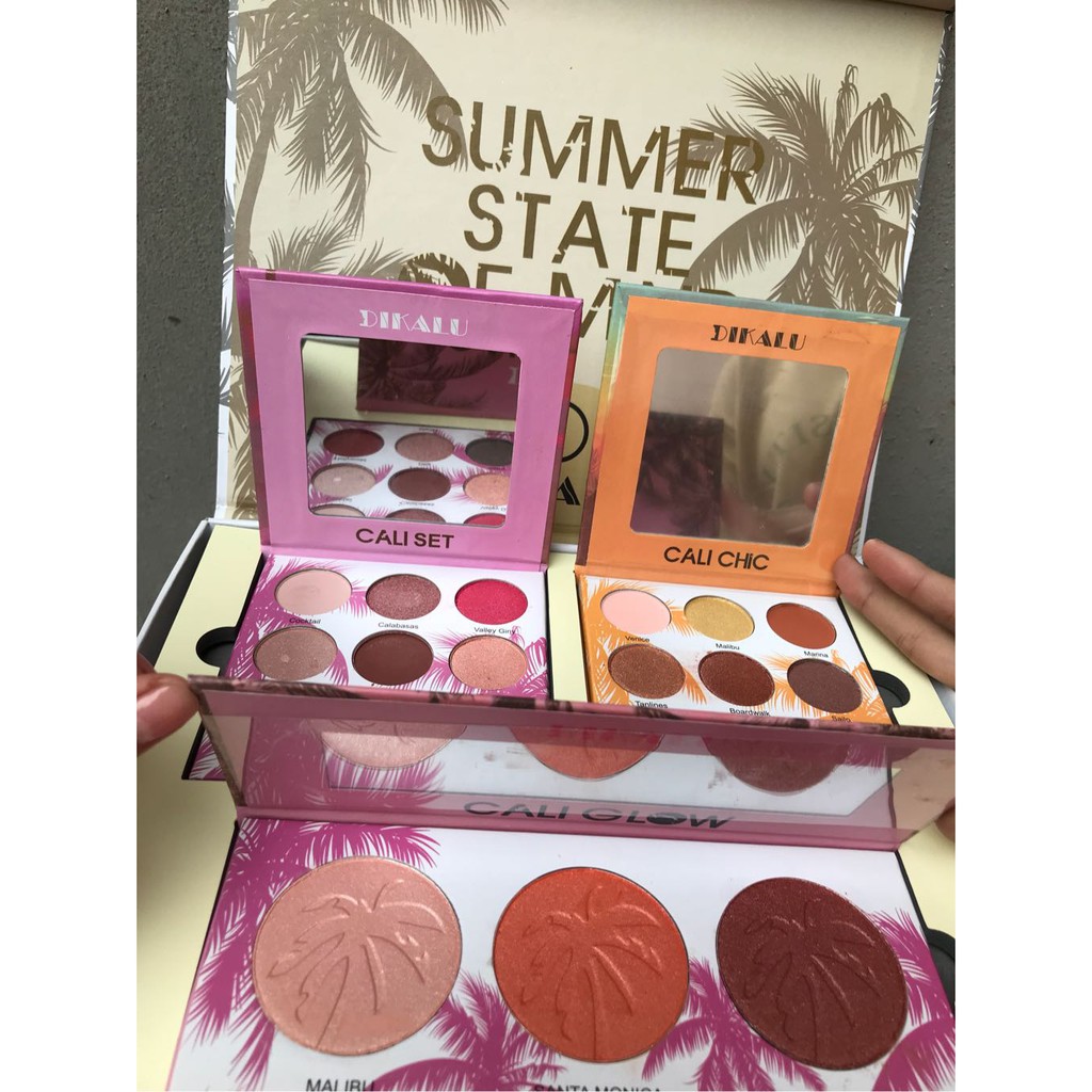 Bảng phấn mắt má nhũ 3 ô  Summer State DIKALU cao cấp F228 | BigBuy360 - bigbuy360.vn