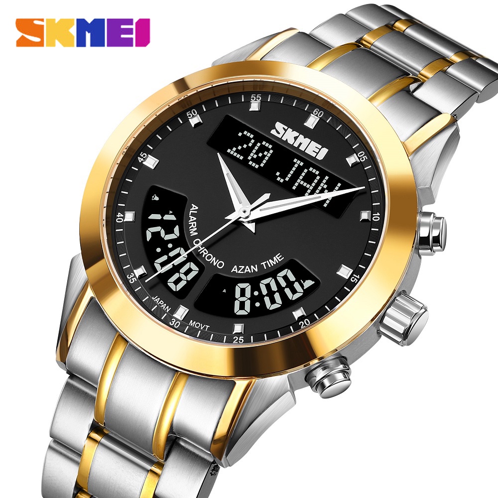 Đồng Hồ Quartz Điện Tử Hiển Thị Ngày Chống Thấm Nước SKMEI Q036