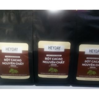 Bột Cacao Heyday Việt Nam nguyên chất 100% cacao túi 500g - Origin thượng hạng