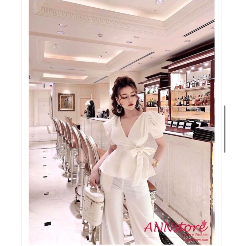 Set tiểu thư quần loe
