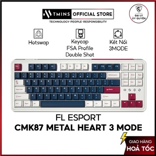 Bàn phím cơ FL-Esports CMK87 CPM Metal Heart 3 Mode