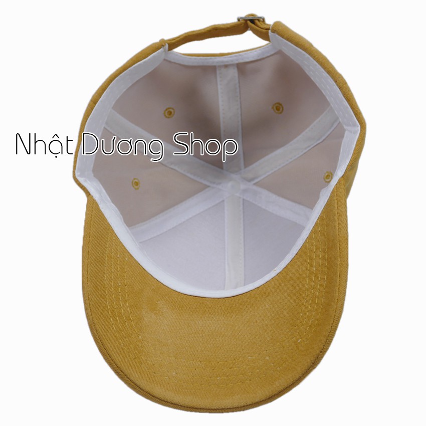 Nón kết vải nhung tăm gân nổi thêu chữ BUTTER thời trang cao cấp thich hợp cho nam và nữ