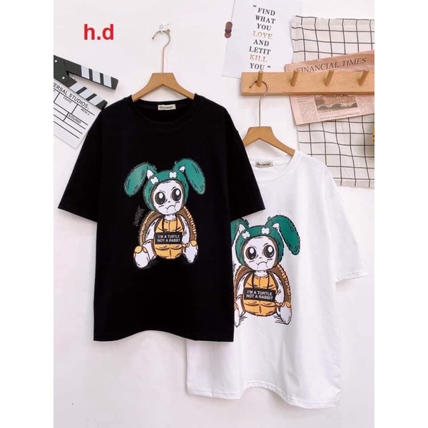 Áo phông rùa tai xanh HD11