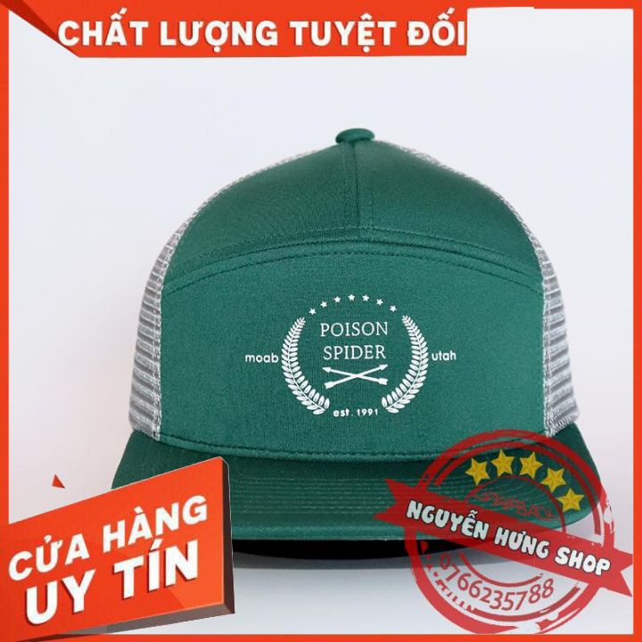 Mũ Nón Snapback Lưới Spider Xanh Rêu Siêu Chất