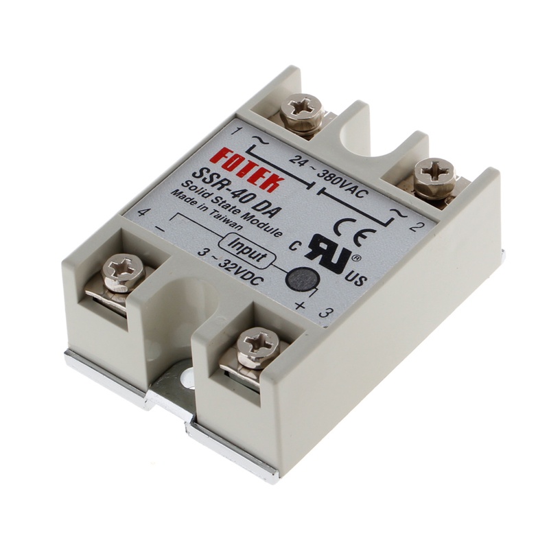 Mô-đun chuyển tiếp thể rắn 24V-380V SSR-40DA 40A 3-32V DC-AC Mới