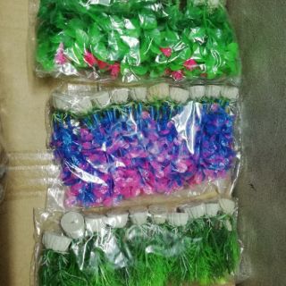 Cây nhựa mini trang trí bể cá combo 3 cây