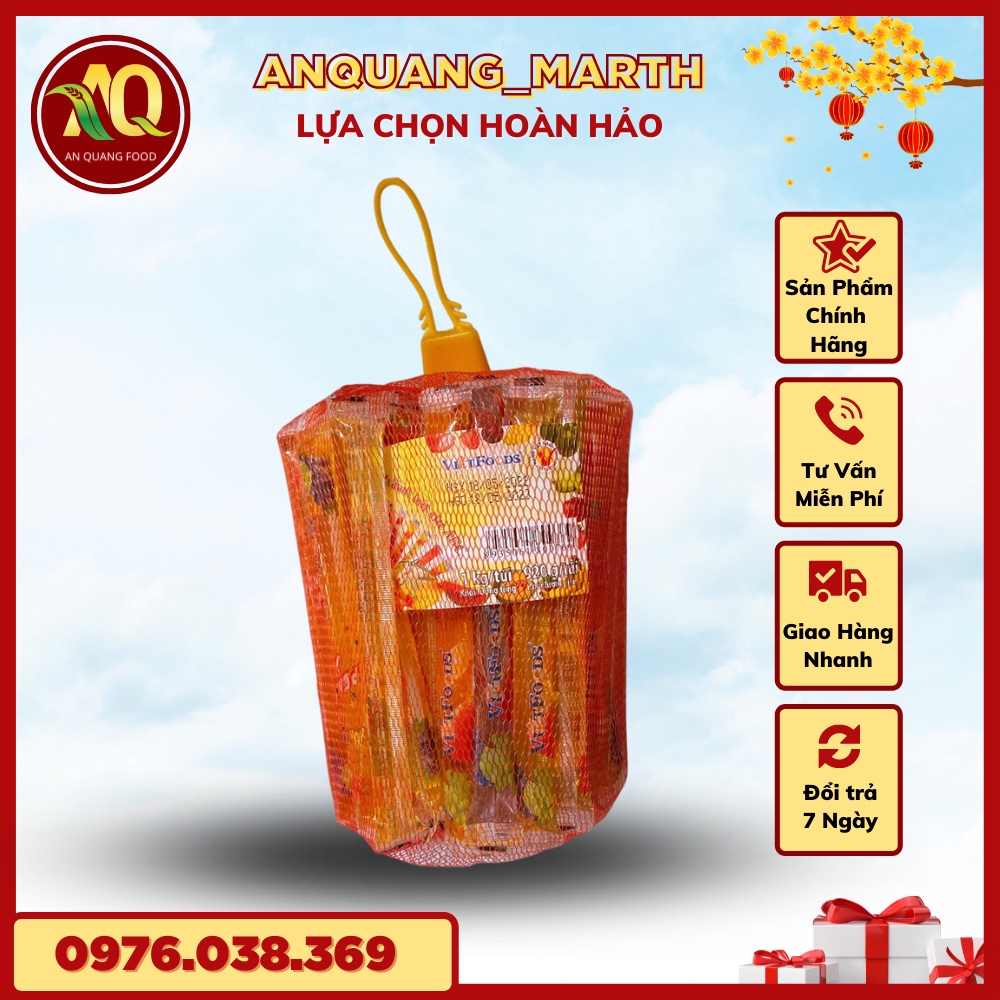 Thạch Rau câu Vietfood ANQUANG_MARTH,thạch bút chì gói 20 que-Hàng chất lượng