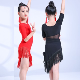 Bộ trang phục khiêu vũ latin xinh xắn dành cho bé gái