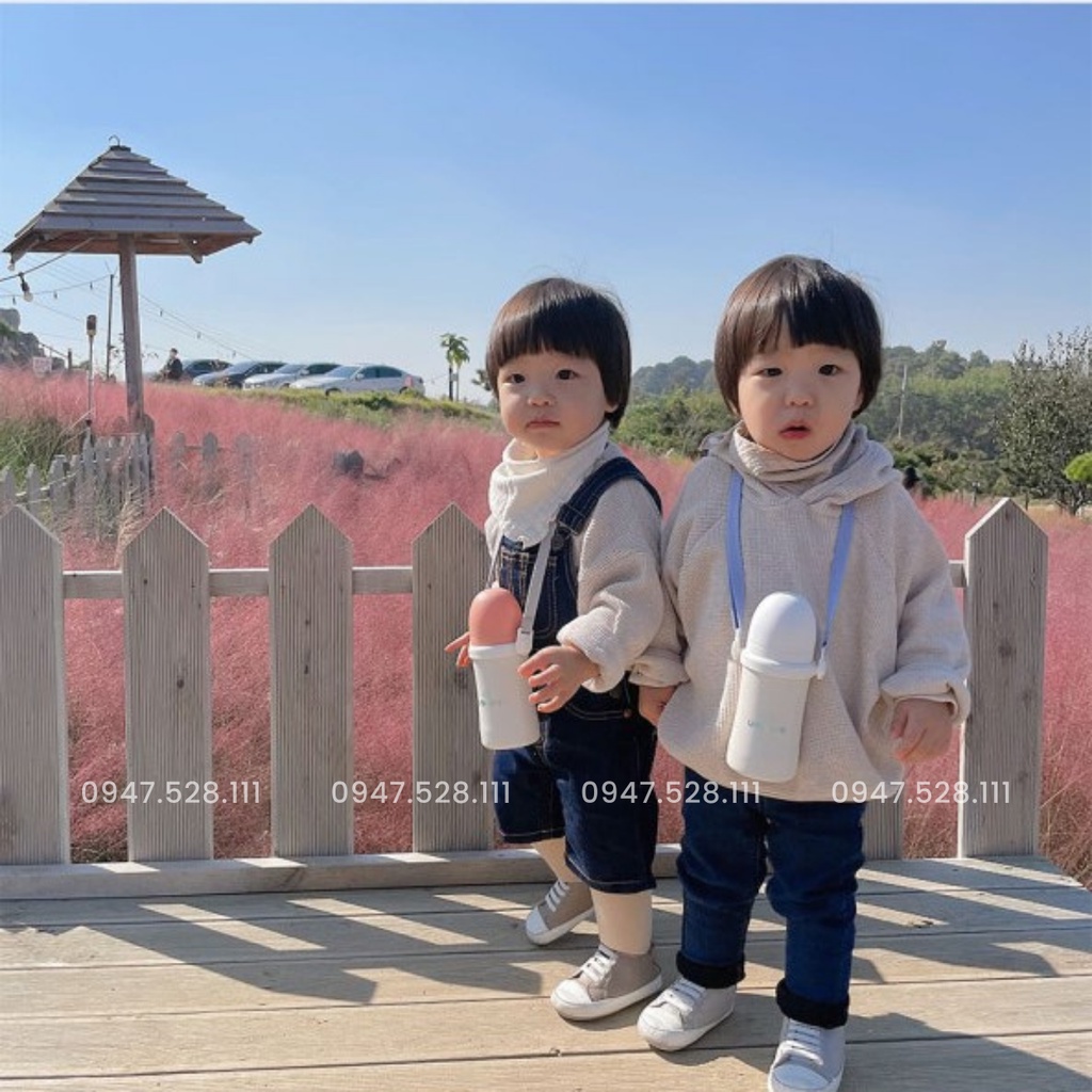 Vòng đeo dây đeo bình sữa Ubmom - vừa với tất cả các bình cổ rộng như Moyuum, Grosmimi, Bebepick, Mother K