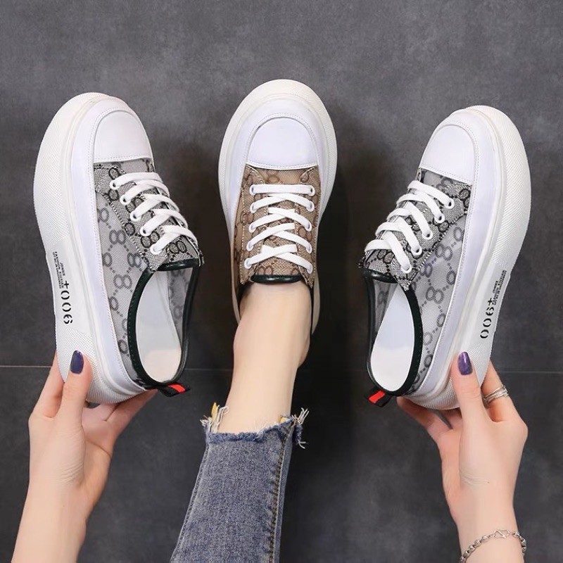 Giày sục thể thao độn đế 6cm⚡️ANDU STORE⚡️ [VIDEO+ẢNH THẬT]