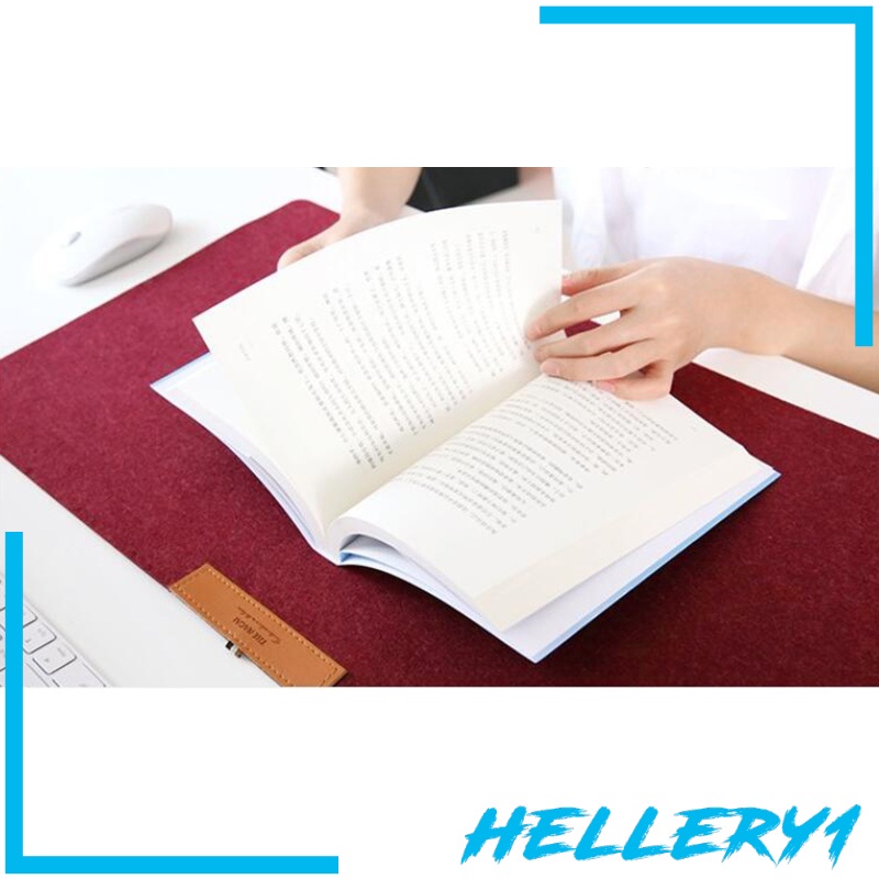 Tấm Lót Chuột Và Bàn Phím Mềm Màu Đen Dành Cho Văn Phòng / Nhà Cửa [Hellery1] [Hellery1]