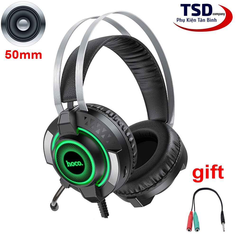 Tai Nghe Chụp Tai Hoco ESD06 Chính Hãng Led RGB