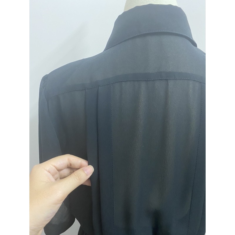 Đầm Vintage Nhật xếp li đôi