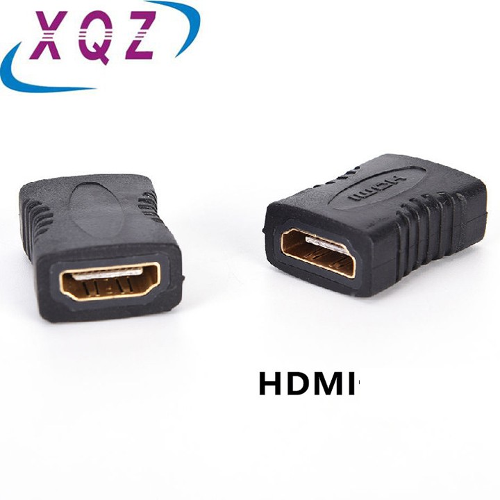 Đầu nối dây cáp HDMI mạ vàng cao cấp hãng XQT Jack chuyển đổi nối dài HDMI cho máy chiếu youngcityshop 30.000