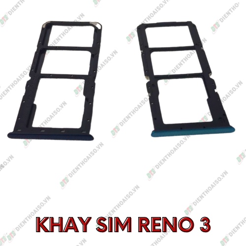 Khay sim oppo reno 3 xanh và đen