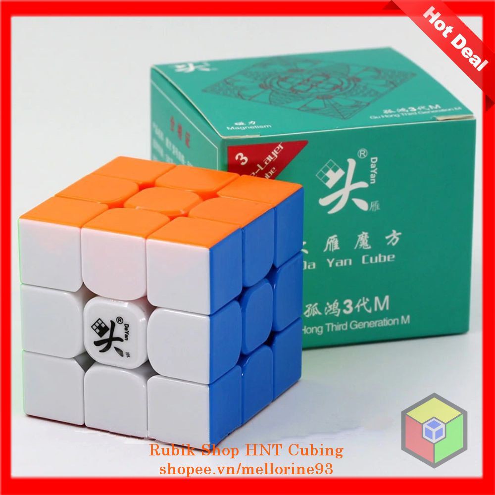 Đồ Chơi Rubik 3x3 DaYan GuHong v3 M (Có Sẵn Nam Châm) Gu Hong v3M Rubic 3x3x3