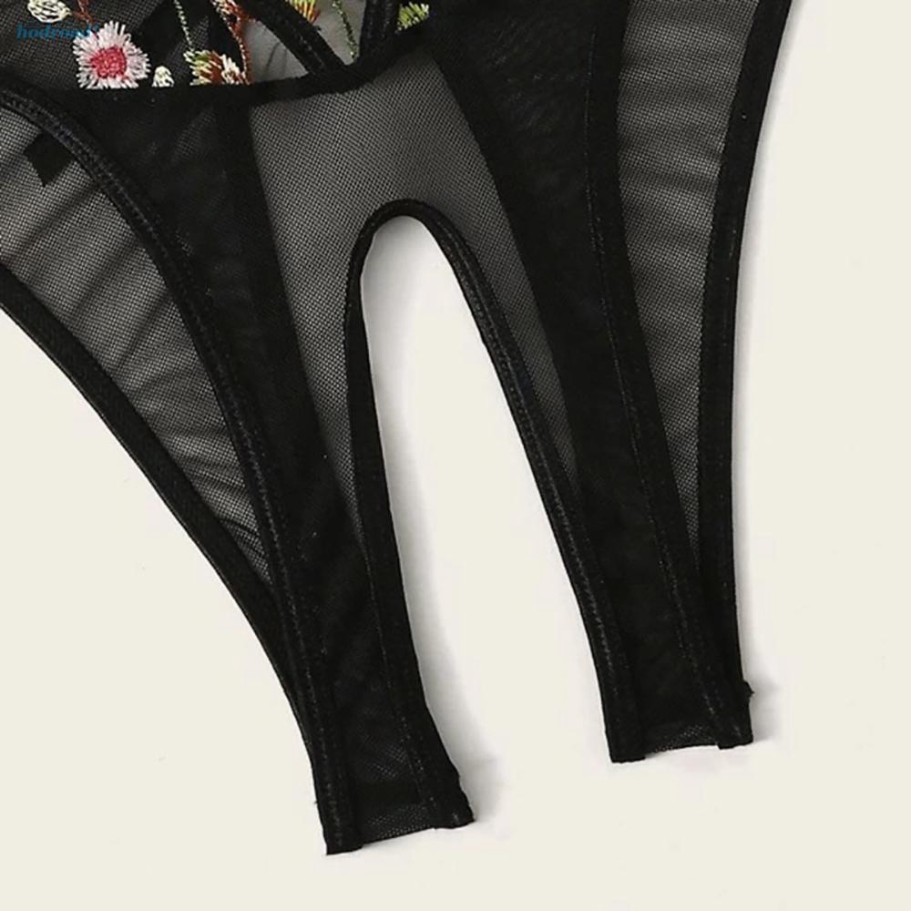 Jumpsuit Ngủ Thêu Hoa Xuyên Thấu Quyến Rũ Cho Nữ | BigBuy360 - bigbuy360.vn