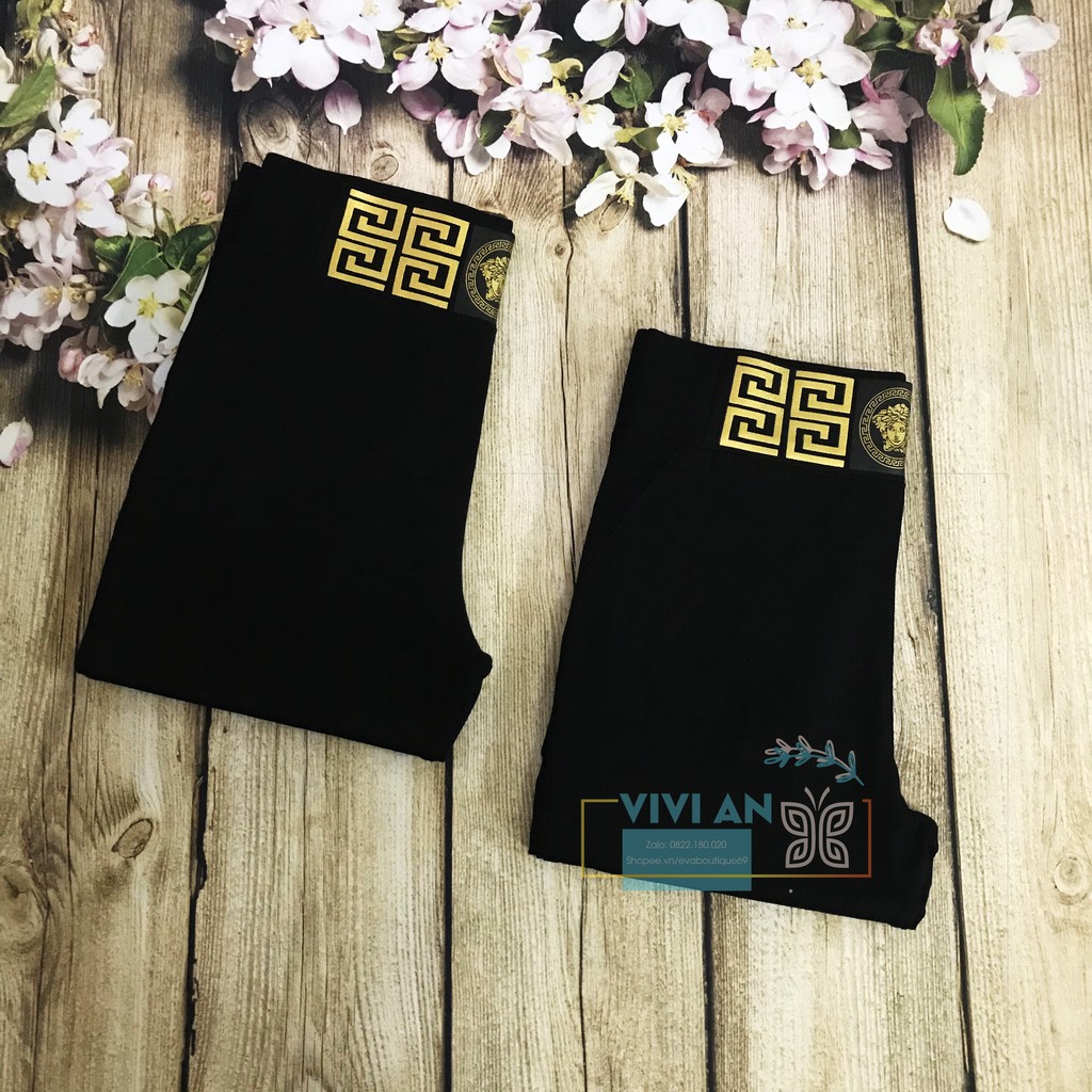 [Hàng Cao Cấp] Quần LEGGING V.SACE cạp cao siêu sang chảnh hàng VNXK, Legging Co Giãn 4 Chiều Cao Cấp, Ống Dài Siêu Đẹp,
