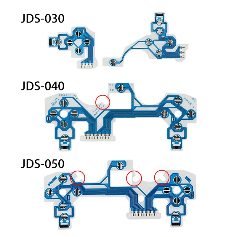 ♡♡ 10PCS For PS4 030 040 050 Controller Conductive Film Flex Cable Circuit Board