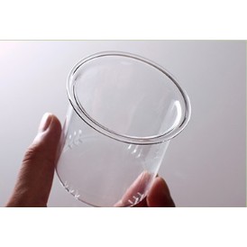 ẤM TRÀ THỦY TINH CHỊU NHIỆT CAO CẤP, NẮP LÁ XANH 600ML