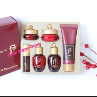 [Chính hãng]set mini whoo đỏ dưỡng da hồng nhuận chống lão hóa, bổ sung tân dịch