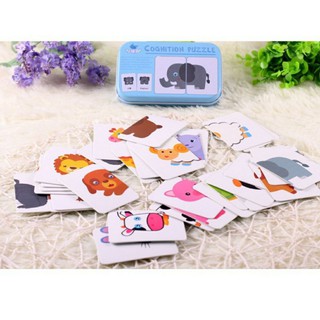 #DoChoiGiaoduc# ghép hình 2 mảnh Montessori chủ đề động vật giúp trẻ học Tiếng Anh
