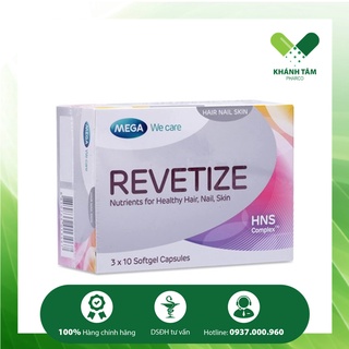 ! revetize - hỗ trợ ngăn rụng tóc, giúp mọc tóc