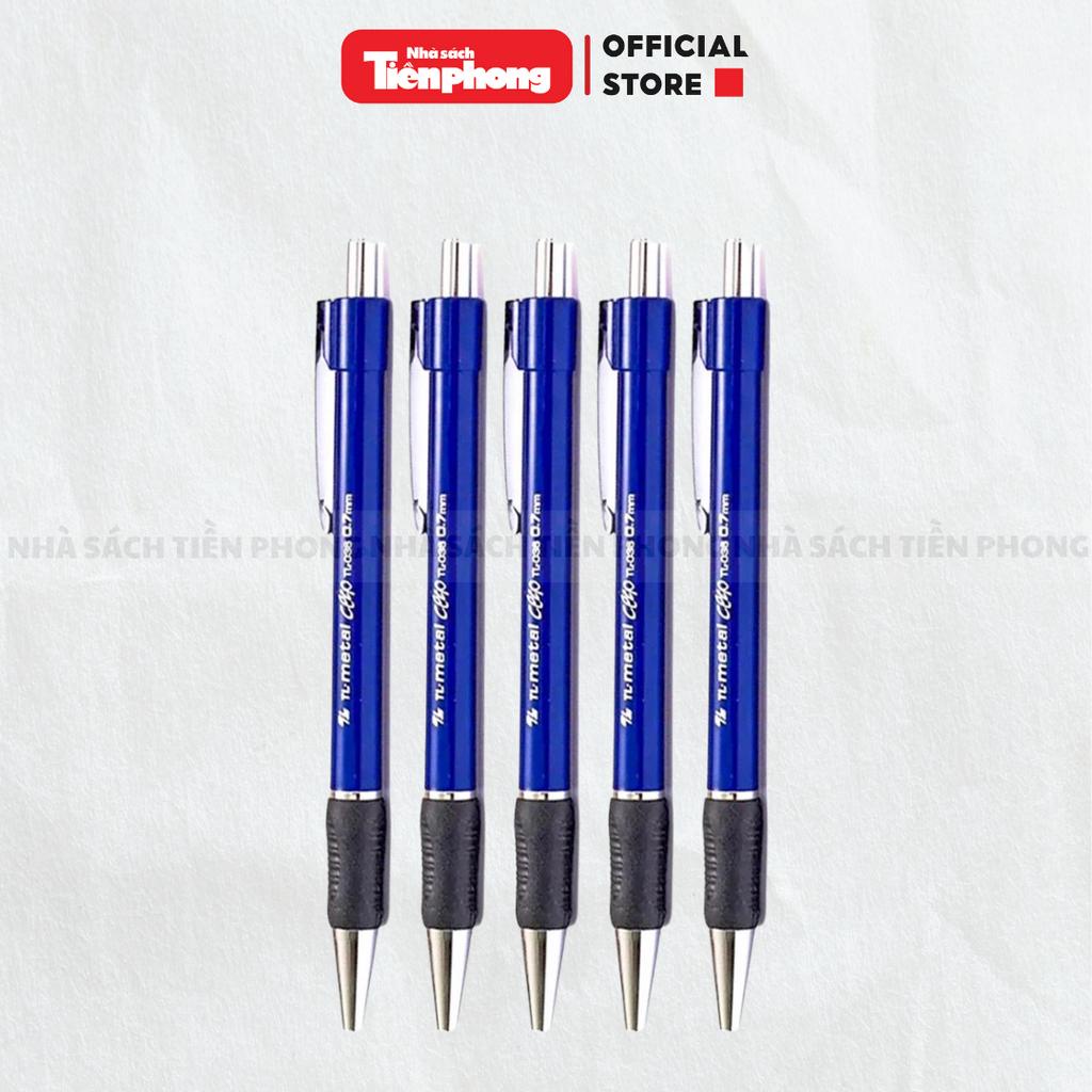 Bút bi Thiên Long chính hãng nhà sách Tiền Phong bút bi gel cao cấp màu xanh TL-036.