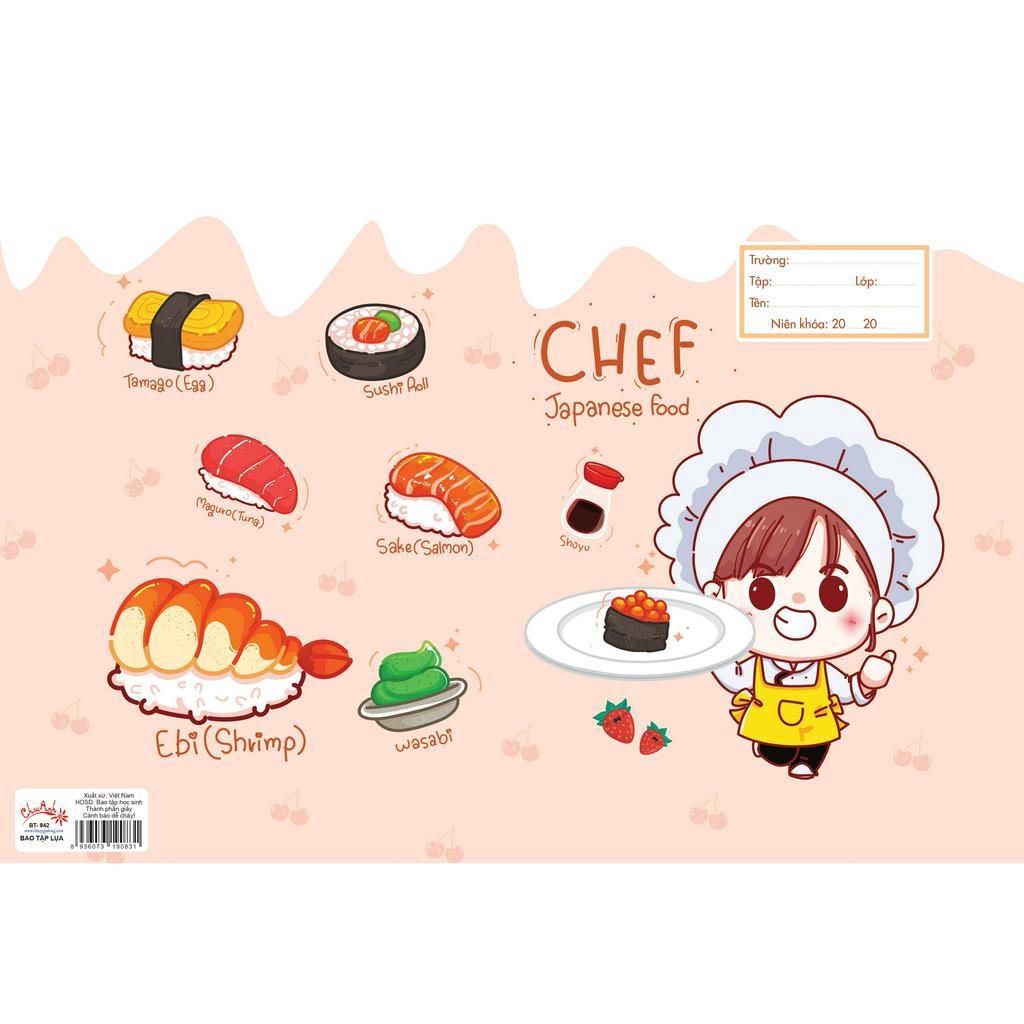 Set 10 bao tập Trà Sữa, Chibi | Giấy Bao Tập Cute