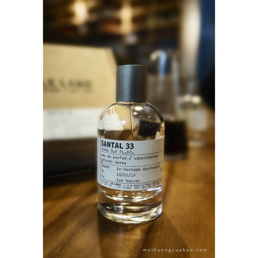 Nước Hoa Unisex Chính Hãng Le Labo Santal 33