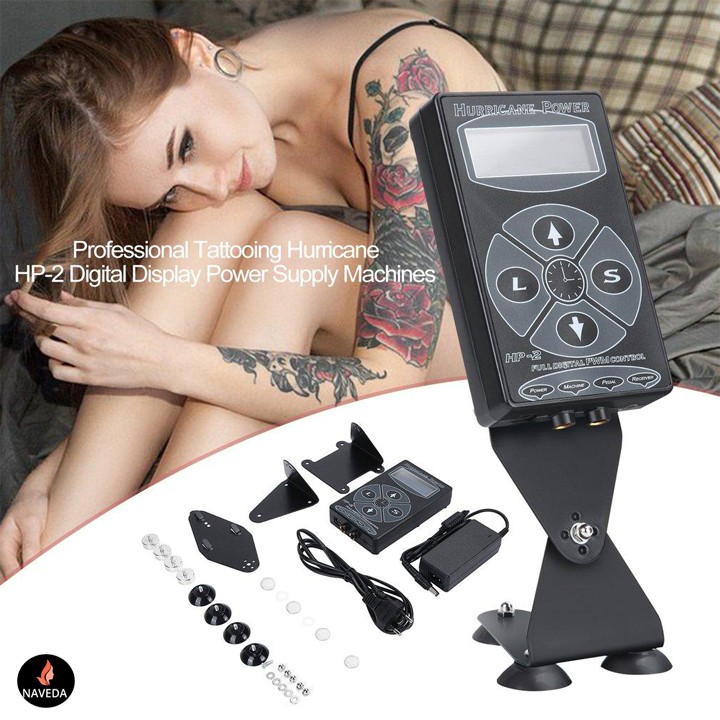 Bộ nguồn máy xăm cơn bão Hp2- Dùng cho nhiều loại máy xăm