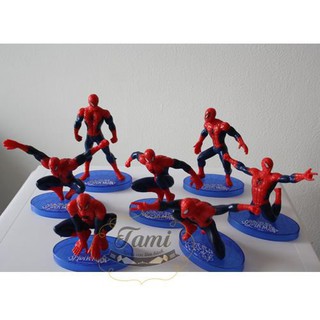 Phụ kiện trang trí- Bộ 7 Spiderman