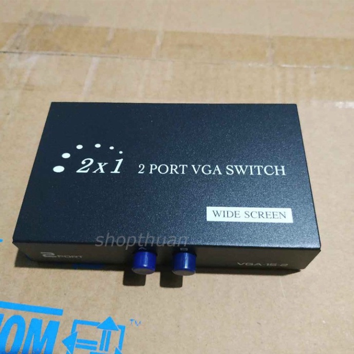 [SALE] Bộ Chia 2 VGA CPU Ra 1 VGA Màn Hình (Port VGA Switch)