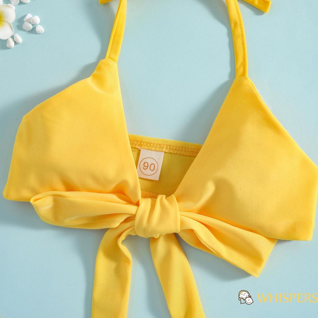 Bộ đồ bơi hai mảnh họa tiết hoa hướng dương thời trang mùa hè dành cho bé gái