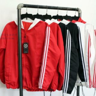 Áo Khoác Dù 2 Lớp Phối Nón Hàn Quốc