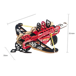 Đồ chơi lắp ráp gỗ 3d mô hình máy phun lửa blaze laser TB-LC001