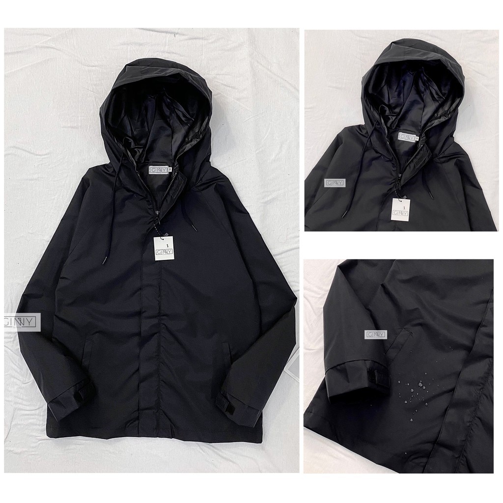 Áo Khoác Dù Jacket Wet Trượt Nước Nhẹ | Vải Dù Cao Cấp 2 Lớp Mảnh | Áo Khoác Dù Nữ Có Nón | Unisex | BigBuy360 - bigbuy360.vn