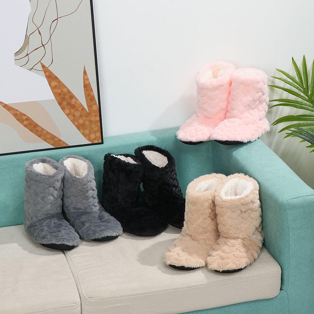 1 Đôi Giày Bốt Cổ Cao Chống Trượt Thời Trang Cho Nữ