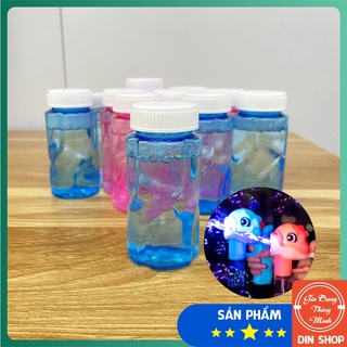 Bình nước bong bóng xà phòng 50ml 💖DIN SHOP💖 Lọ/Bình xà phòng súng bắn bong bóng, cá heo thổi bóng