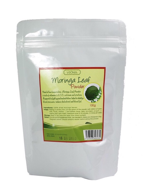 Bột lá chùm ngây sấy lạnh 100g