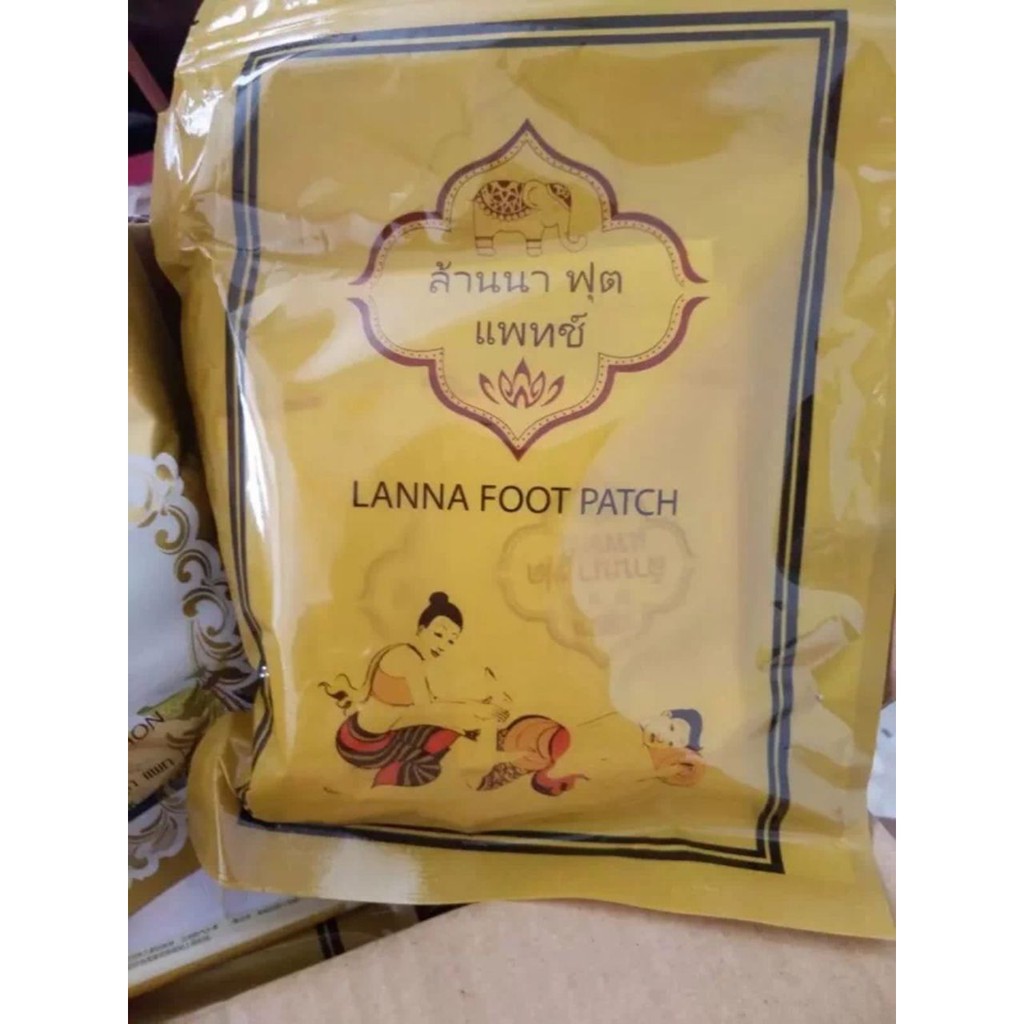 BỊCH 10 MIẾNG DÁN THẢI ĐỘC CHÂN LANA FOOT MATCH THÁI LAN CHÍNH HÃNG - 3455