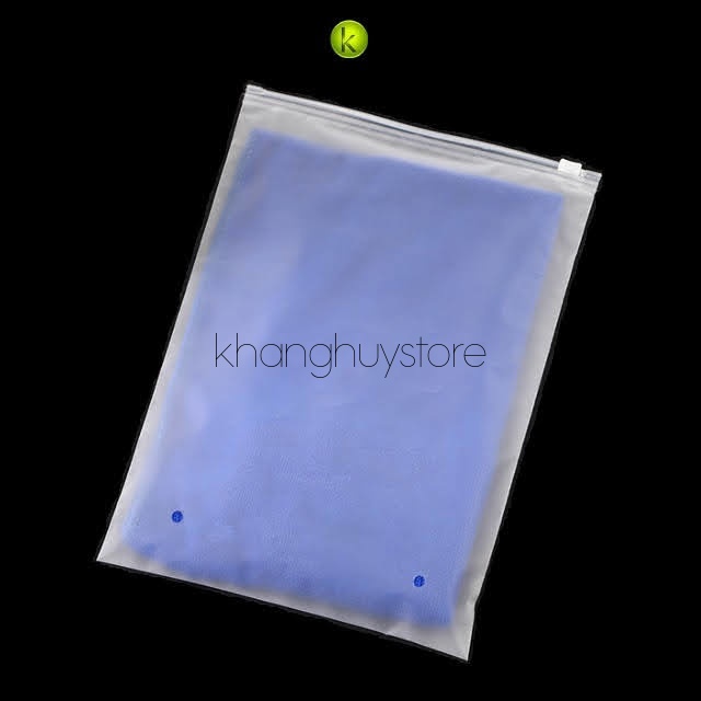 Túi Ziplock HD mờ khóa kéo có lổ thông hơi 1kg size rộng từ 25cm đến 30cm đựng quần áo nón mũ thời trang