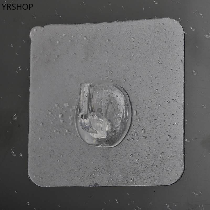 Móc Treo Đồ Dán Tường Bằng Nhựa Trong Suốt