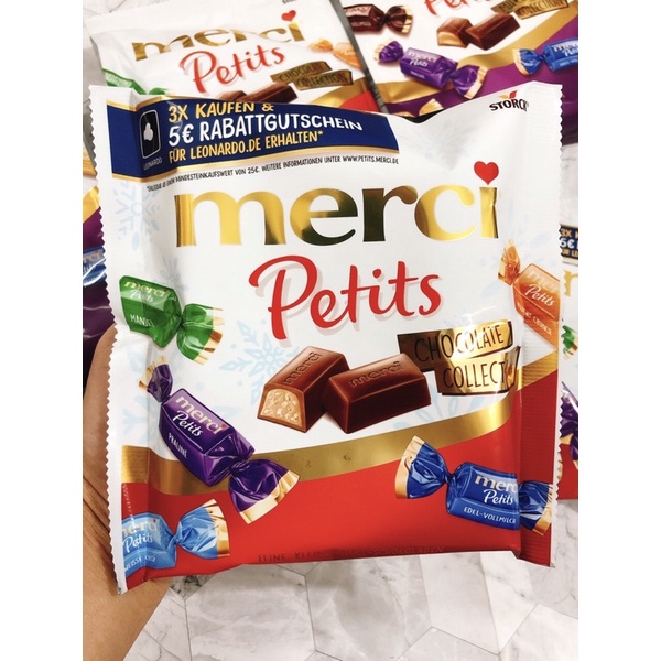 Kẹo soccola #Merci_Petits siêu ngon, đủ loại 200g và 125g