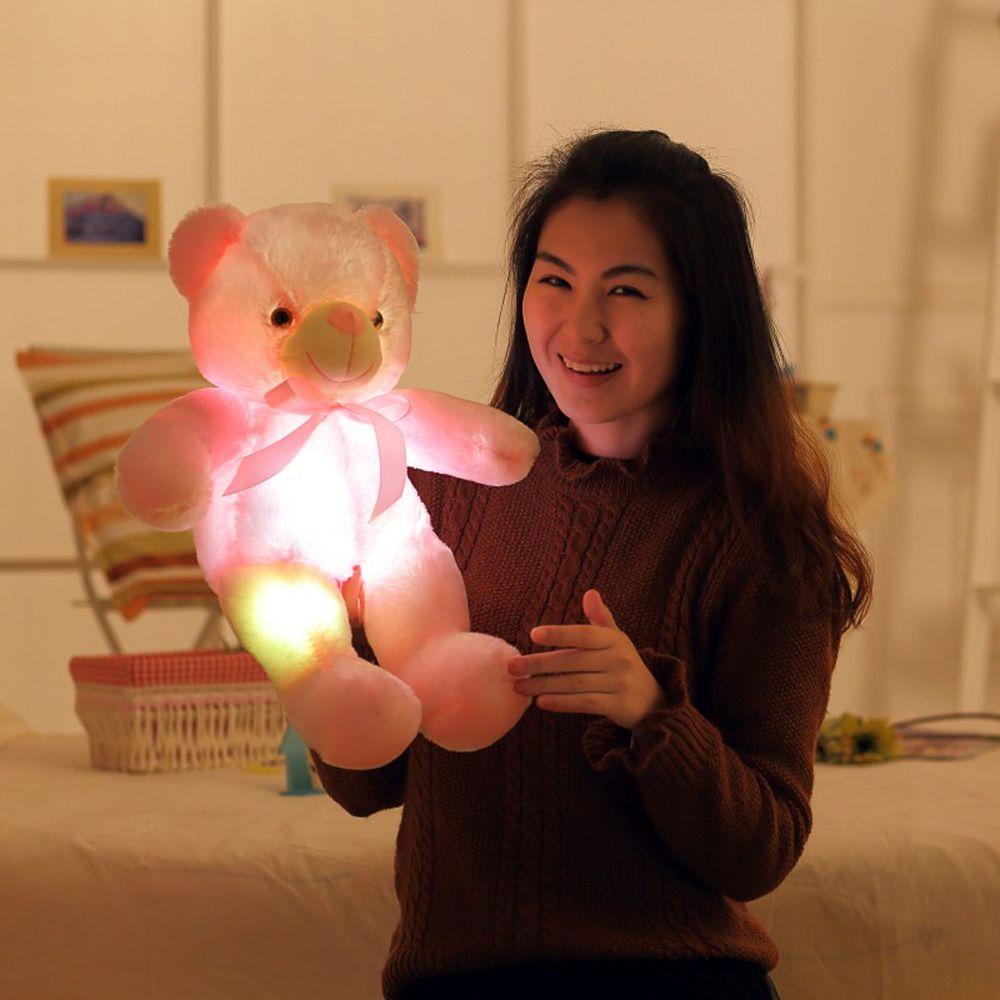 Gấu Teddy Nhồi Bông Có Đèn LED Phát Sáng Dễ Thương