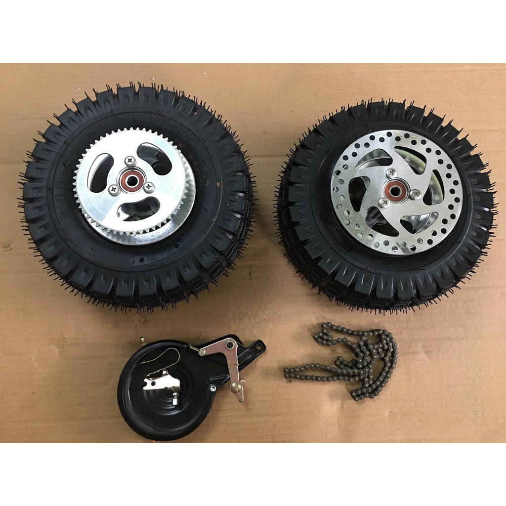 COMBO BỘ BÁNH CHẾ XE MINI ESCOOTER BÁNH 3.00-4